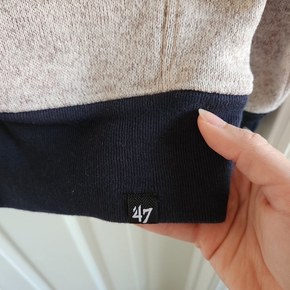 Seattle Seahawks NFL Football Lined 1/4 Zip Sweatshirt Mens Small‎ - Picture 6 of 8